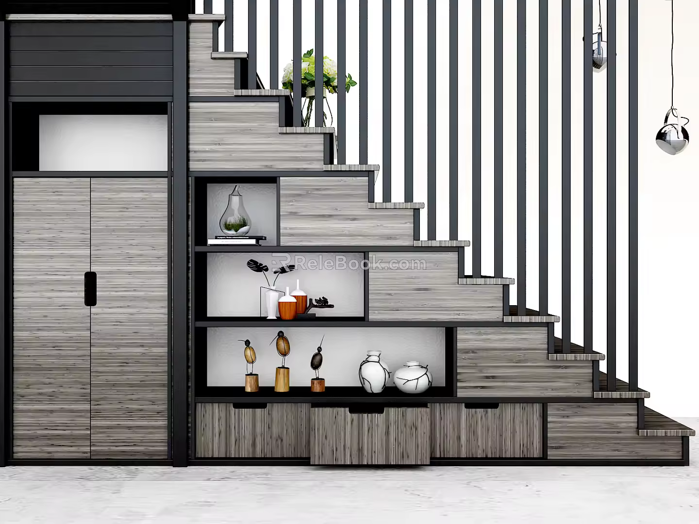 Nordic staircase 3d model