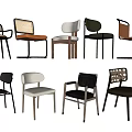 Stylish Dining Chairs In Various Modern Styles With Upholstered Seats Wooden Frames