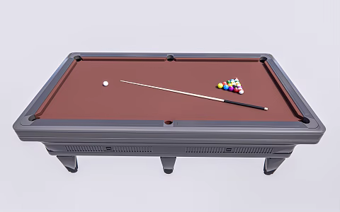 Modern billiard table billiard hall billiards 3d model