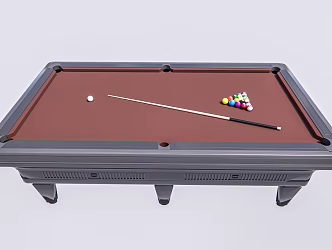 Modern billiard table billiard hall billiards 3d model