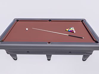 Modern billiard table billiard hall billiards 3d model