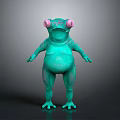 Frog Poison Frog Game Frog Reptile Cold Blooded Animal Reptile 3d model