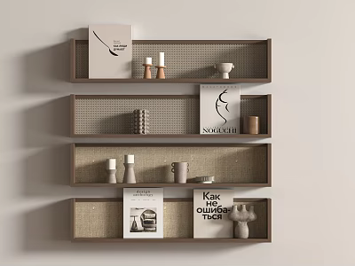 Silent wall shelf 3d model