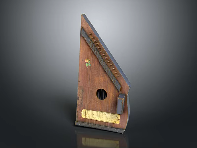 Finland Guzheng Wooden Musical Instruments Guzheng String Musical Instruments Music Equipment Music Equipment Realistic 3d model