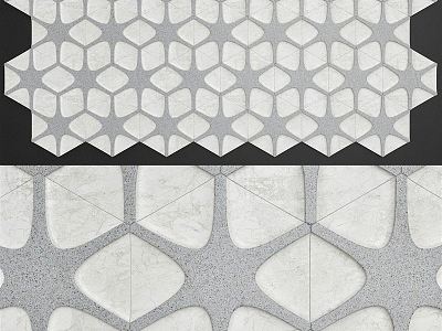 Modern floor tile model