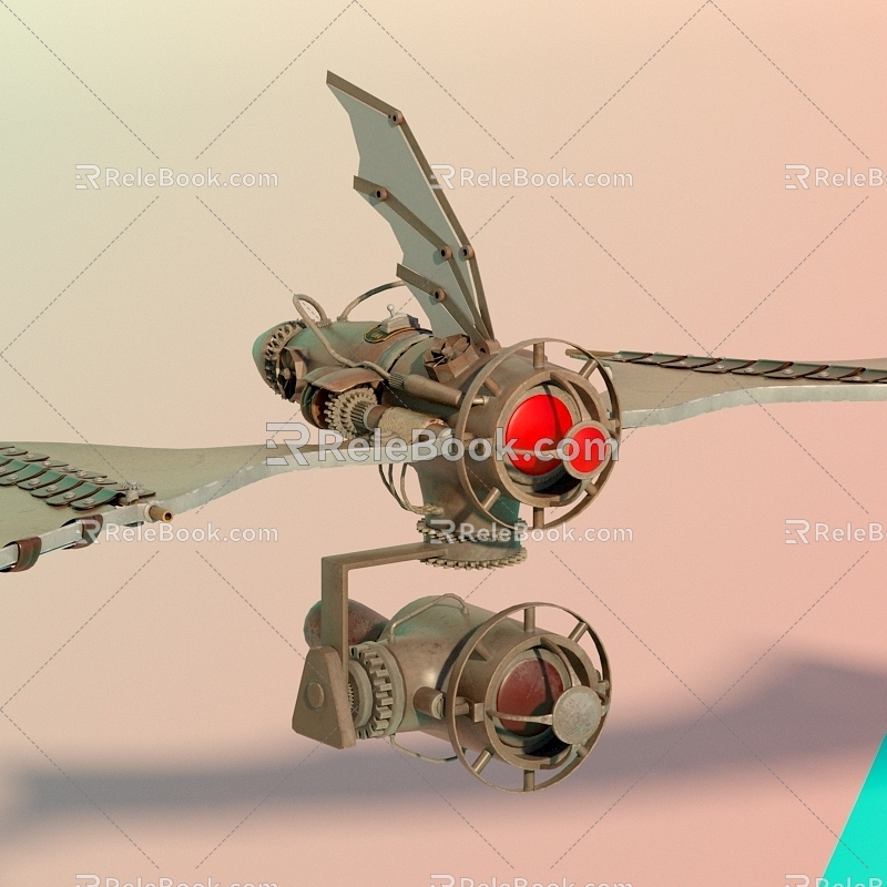 Steampunk Drone steampunk B a tdrone 3d model