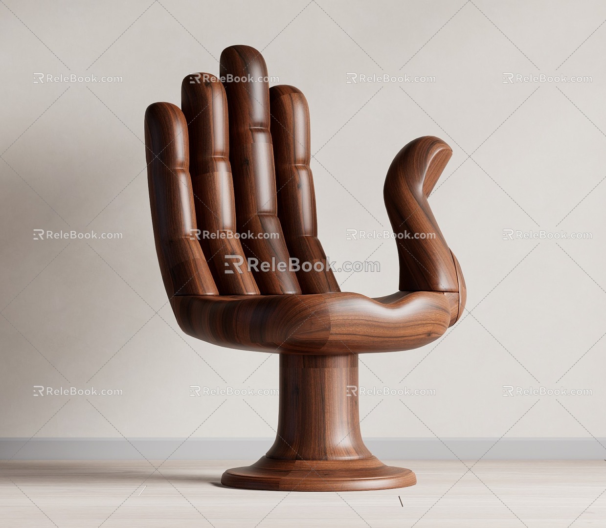 Modern single chair leisure chair 3d model