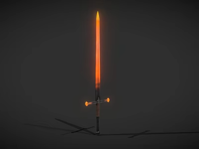 Modern Sword Luminous Sword 3d model Modern Sword Luminous Sword 3d model