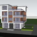 Modern Detached Villa With Multiple Floors Large Windows Balconies And Lush Greenery Surroundings