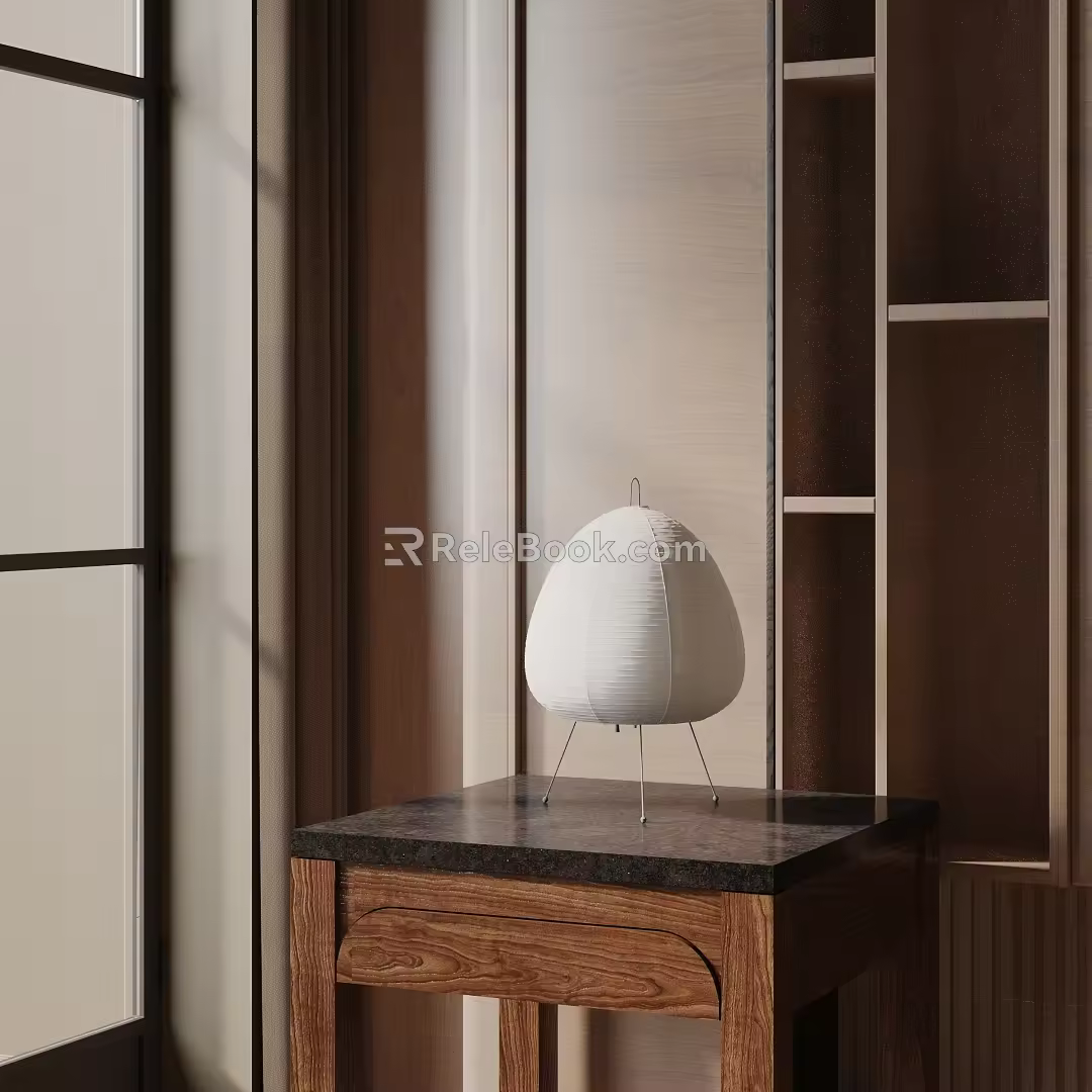 Modern table lamp 3d model