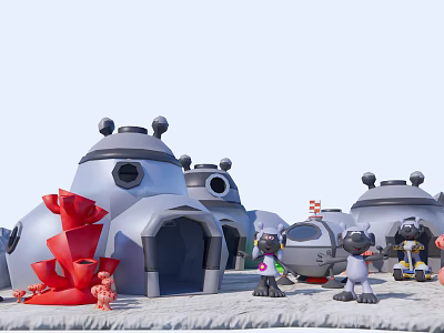 Modern Cartoon Scene Cartoon 3d model Modern Cartoon Scene Cartoon 3d model