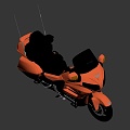 Honda Golden Wing Motorcycle 3d model