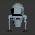 Robot Assistant Small Robot Butler Robot Butler Figure Game Figure 3d model