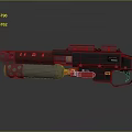 rifle semi-automatic rifle combat rifle battle rifle carbine war rifle attack rifle 3d model