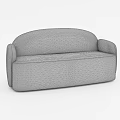Beige Multi Seat Sofa With Modern Rounded Arms And Comfortable Design For Living Room