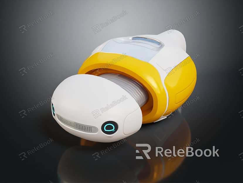 Modern Robot Robot Assistant Small Robot Robot Butler model