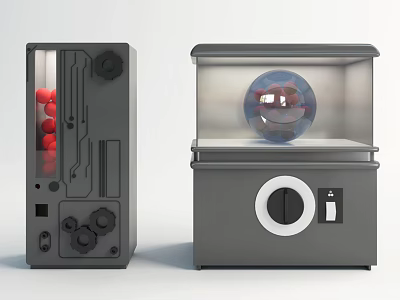Modern blind box machine 3d model
