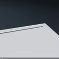 White Front Loading Washing Machine With Modern Design And Control Panel