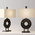 New Chinese Style Table Lamp 3d model