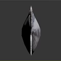 Whole Fresh Tuna Fish With Shiny Metallic Blue Skin On Reflective Surface