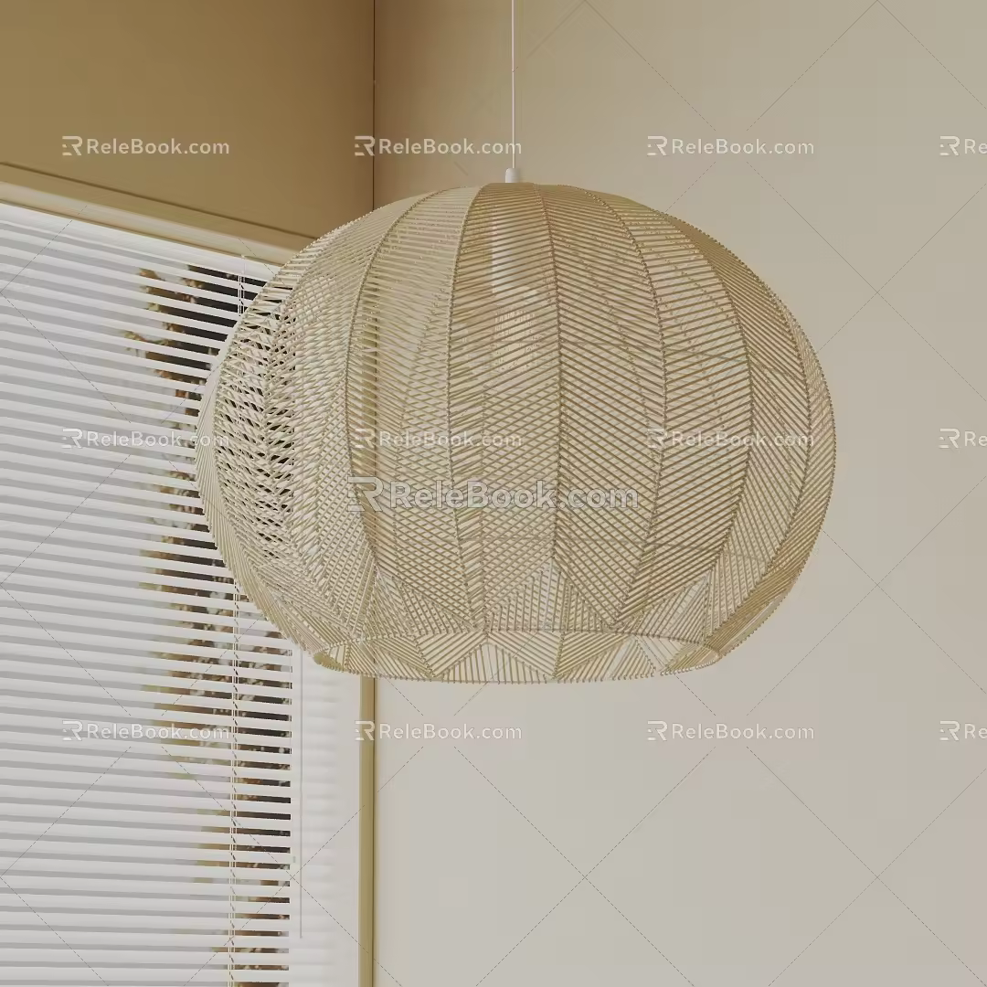 Modern chandelier 3d model