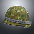 Camouflage Military Hat Featuring Classic Design And Durable Material For Outdoor Activities
