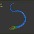Modern sperm egg fertilization fertilized egg 3d model