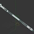 Medieval Battle Axe With Wooden Handle And Metal Head Decorative Design