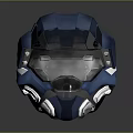 Sci-Fi Helmet Alien Helmet High Tech Helmet Game Helmet 3d model
