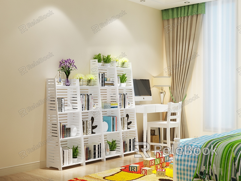 Bookcase Decorative Cabinet 708 model