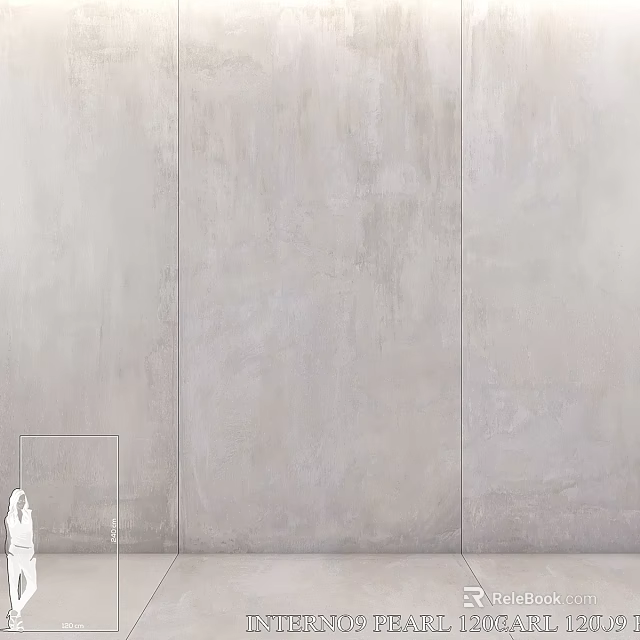 Structural Wall Components With Gray Concrete Surface Rectangular Frame And Human Figure 3d model