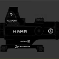 HAMA Tactical Weapon Sight With Trinity Purple Red Illumination And Firefield Design