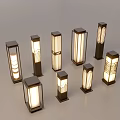Lawn lamp 3d model
