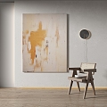 Quiet Light Luxury Decorative Painting 3d model