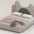 Bed Bed Children's Room Bed 3d model