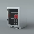 Modern refrigerator small refrigerator 3d model