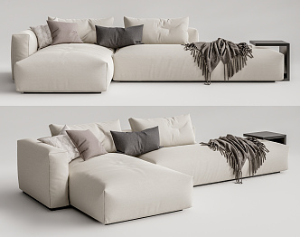 Modern Multiplayer Sofa 3d model