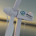 Offshore Wind Turbine Blades And Support Towers In Marine Environment With Envision Branding