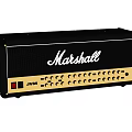 Marshall JVM Guitar Amplifier With Black Body And Gold Knobs Front Panel