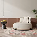 Modern single sofa 3d model