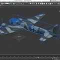 Camouflage Military Fighter Jet With Twin Engines And Cross Markings
