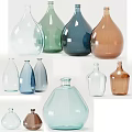 Elegant Ceramic Vessels with Assorted Colors and Varied Shapes for Decorative
