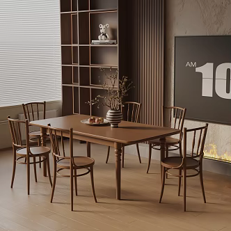 Modern table combination 3d model
