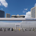 Chenzhou Vocational Technical College School Enterprise Cooperation Internship Base Building Exterior With Entrance And Surroundings