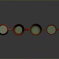 Colorful Gradient Mugs With Red Orange Green Hues In Various Sizes Arranged In A Row