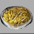 Golden Crispy French Fries Served On White Plate Ready To Eat