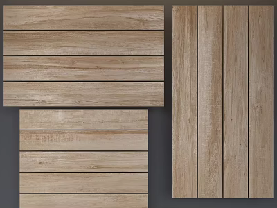 Light Wooden Flooring Planks In Horizontal Vertical Layout With Natural Texture For Home Interiors 3d model