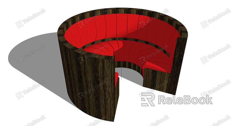 Modern Card Seat Round Card Seat model