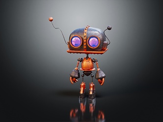 Industrial LOFT Robot Toy 3d model