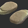 Natural Stone and Wood Decorative Pieces with Textured Surfaces for Home Decor